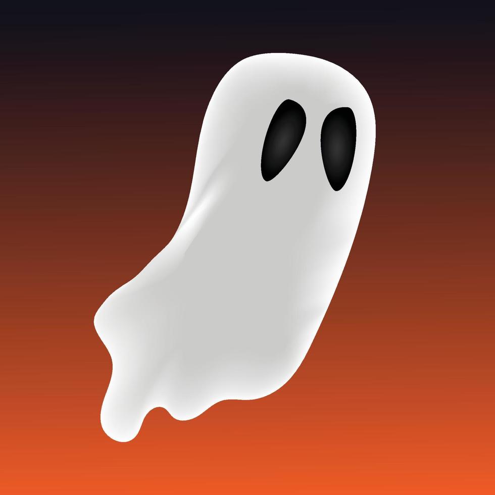 cartoon ghost vector