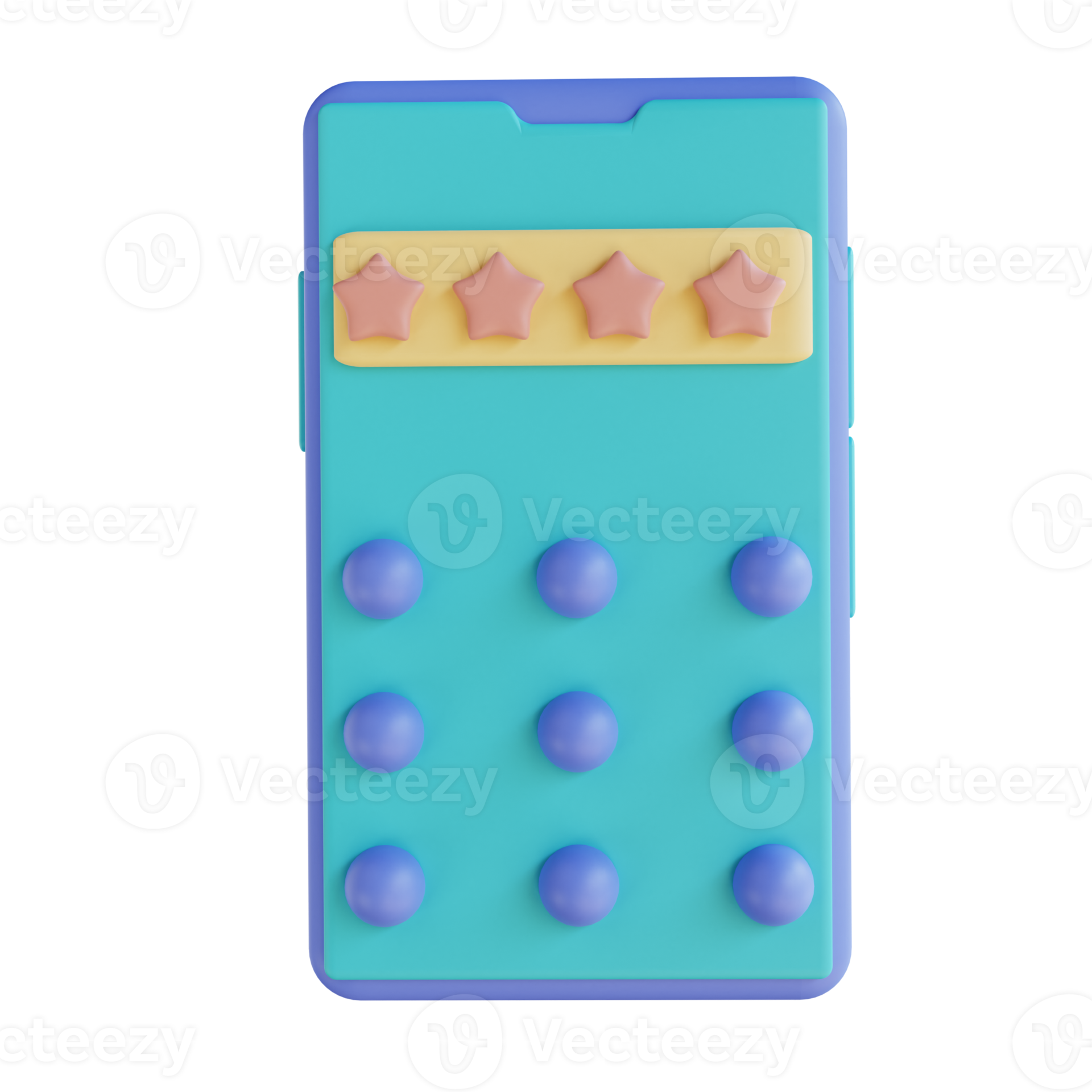 3d illustration cell phone security pattern 10841843 png