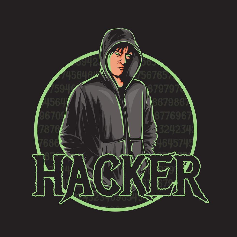 Hacker vector illustration 10841880 Vector Art at Vecteezy