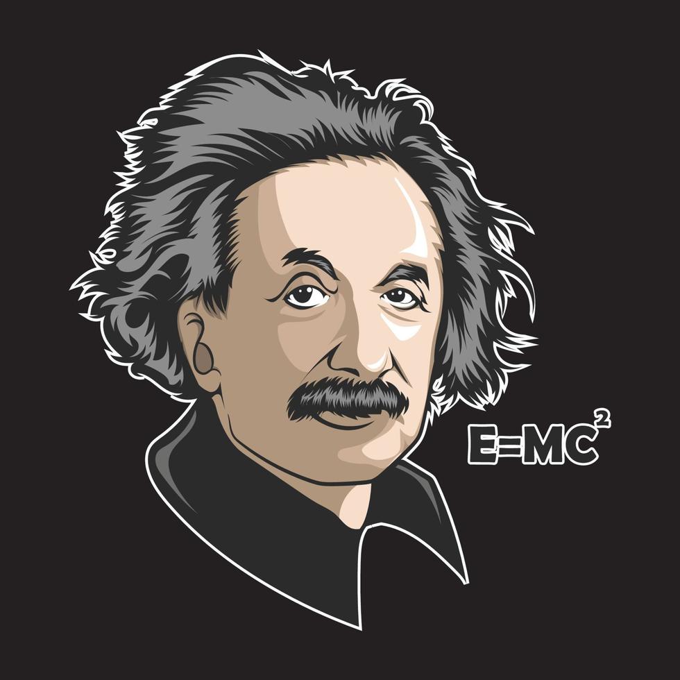 Albert Einstein vector