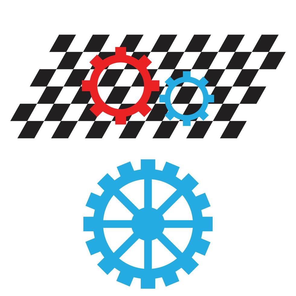 Gear Logo Template vector icon illustration design