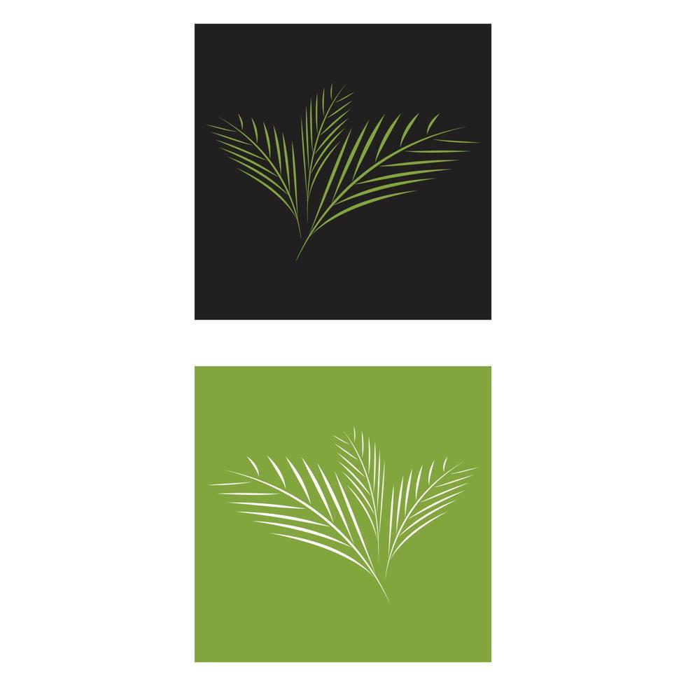 Ilustración de vector de plantilla de logotipo de verano de palmera