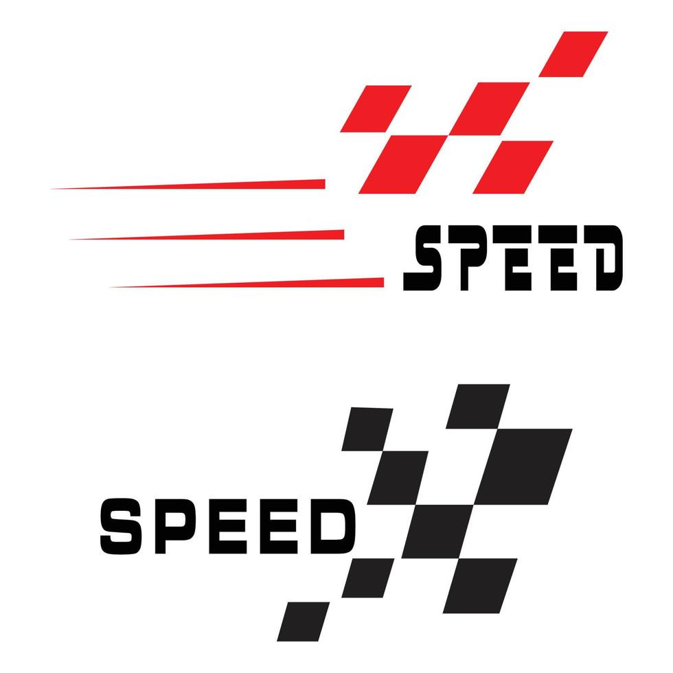 Race flag icon, simple design illustration vector