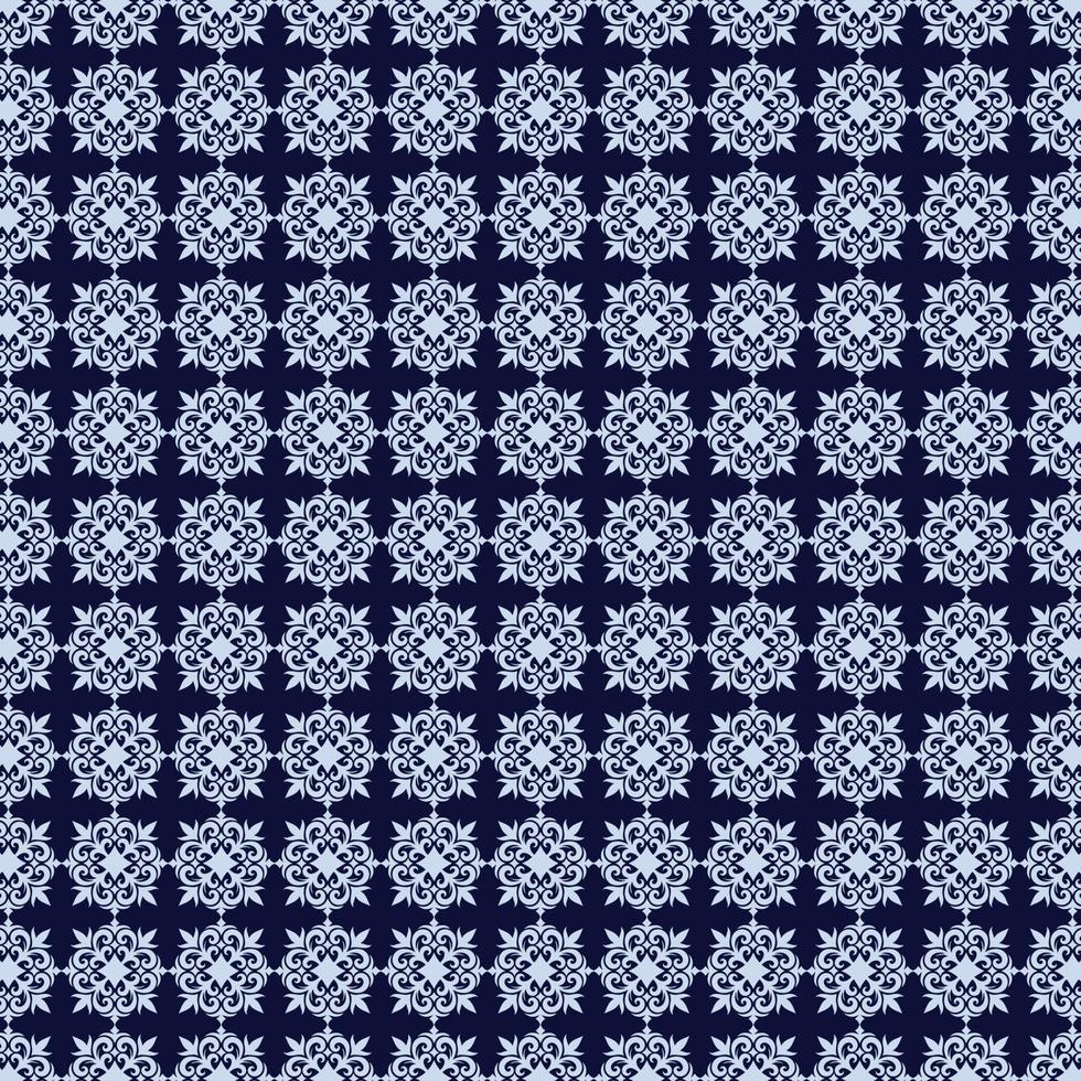 Flourish Fabric Pattern Design Vector Illustration