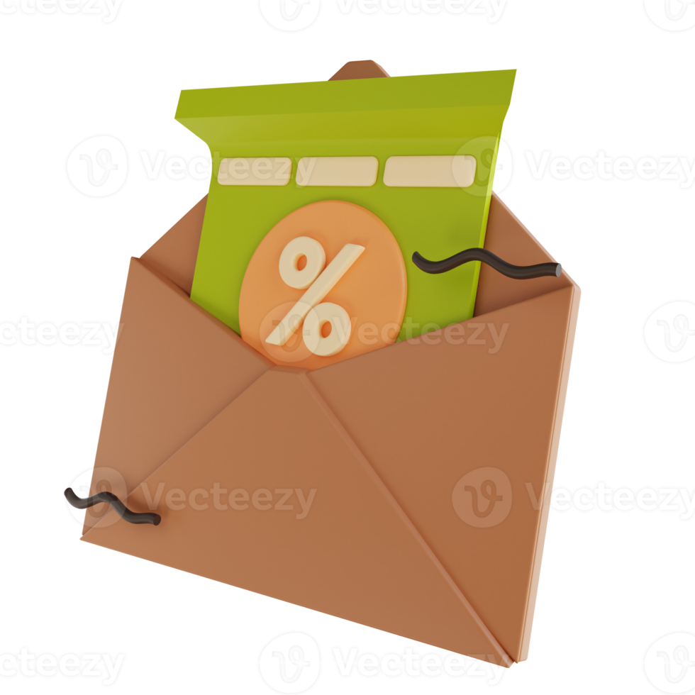3D illustration open discount png
