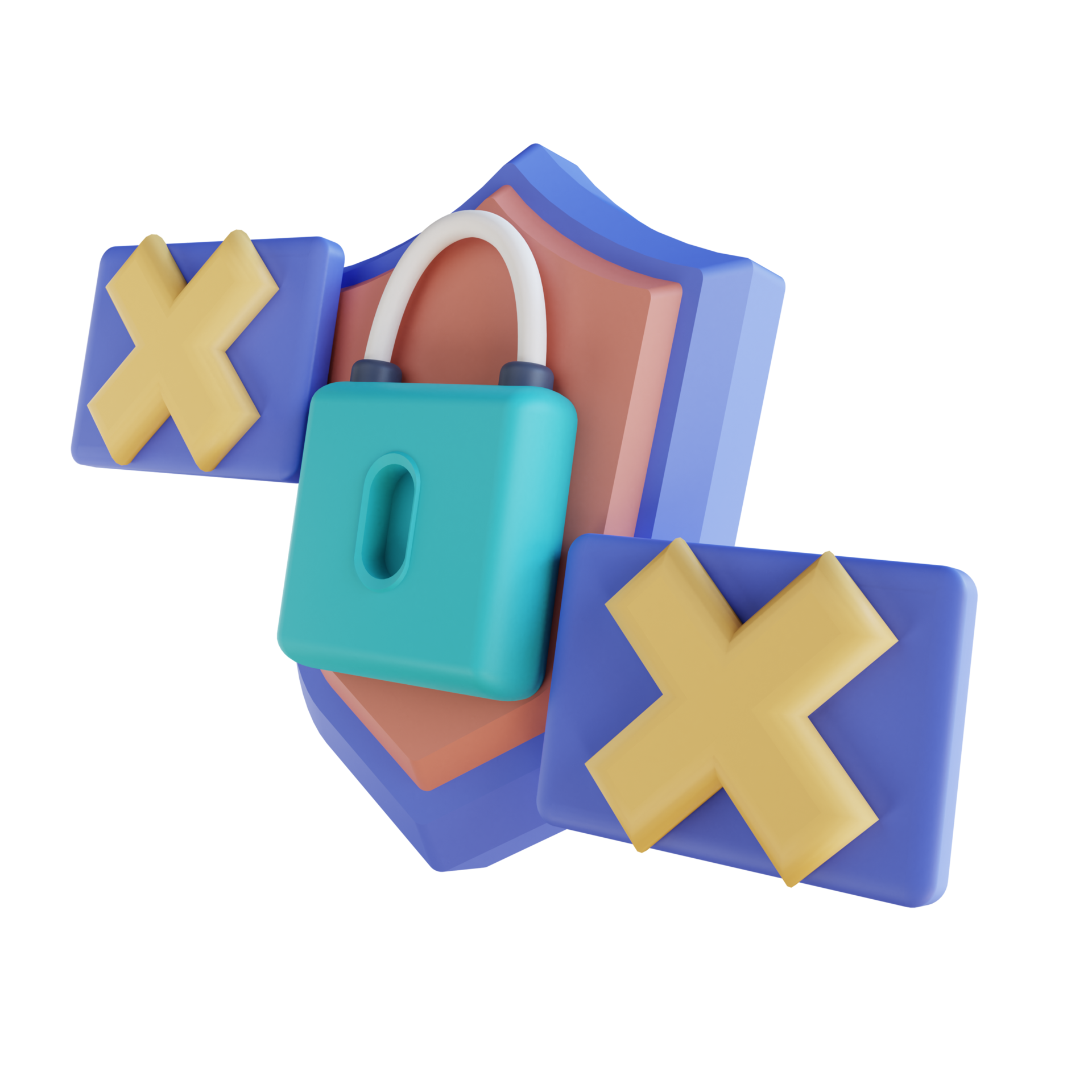 3D illustration wrong key 10842651 PNG