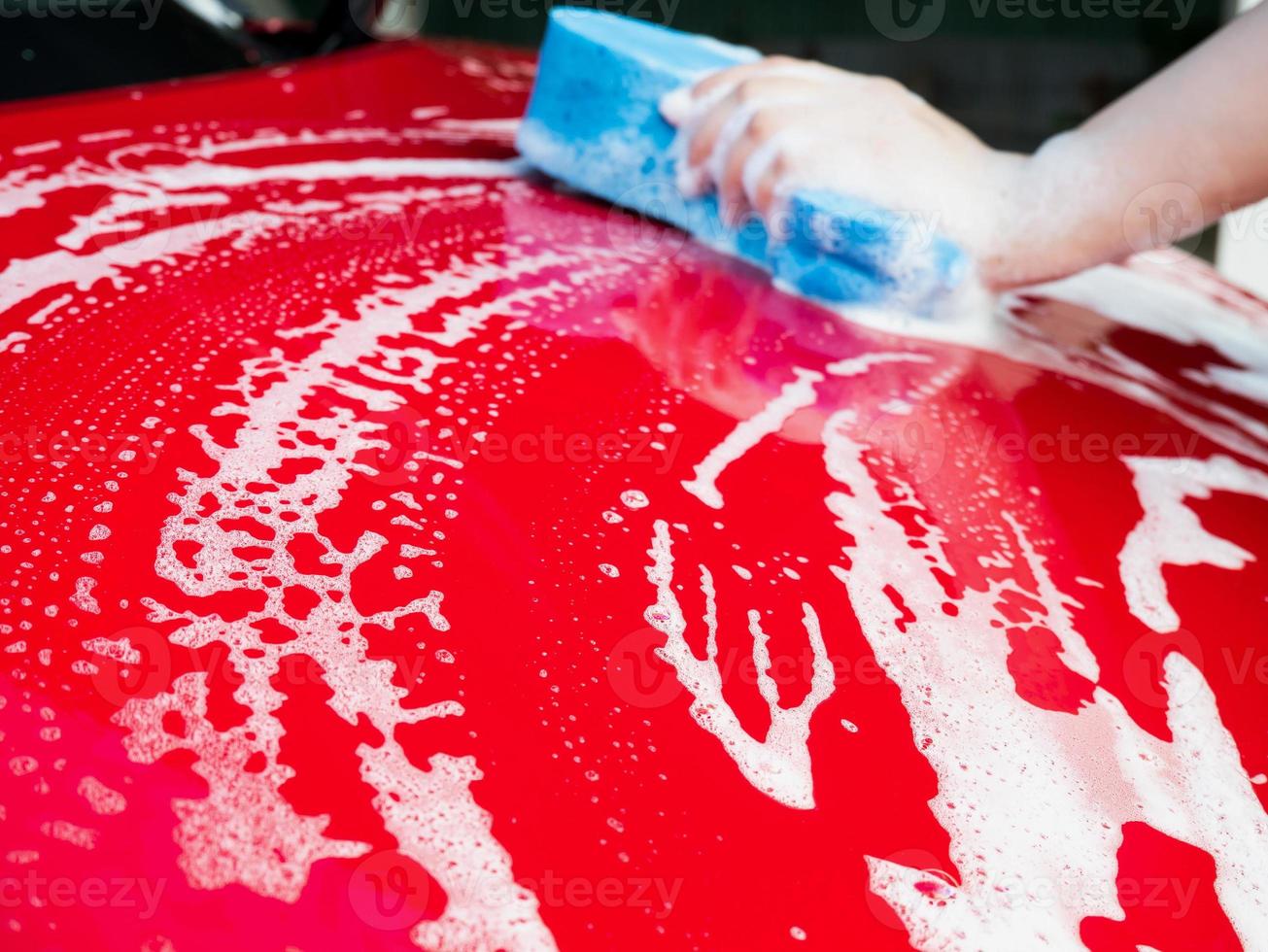 Car washing background photo
