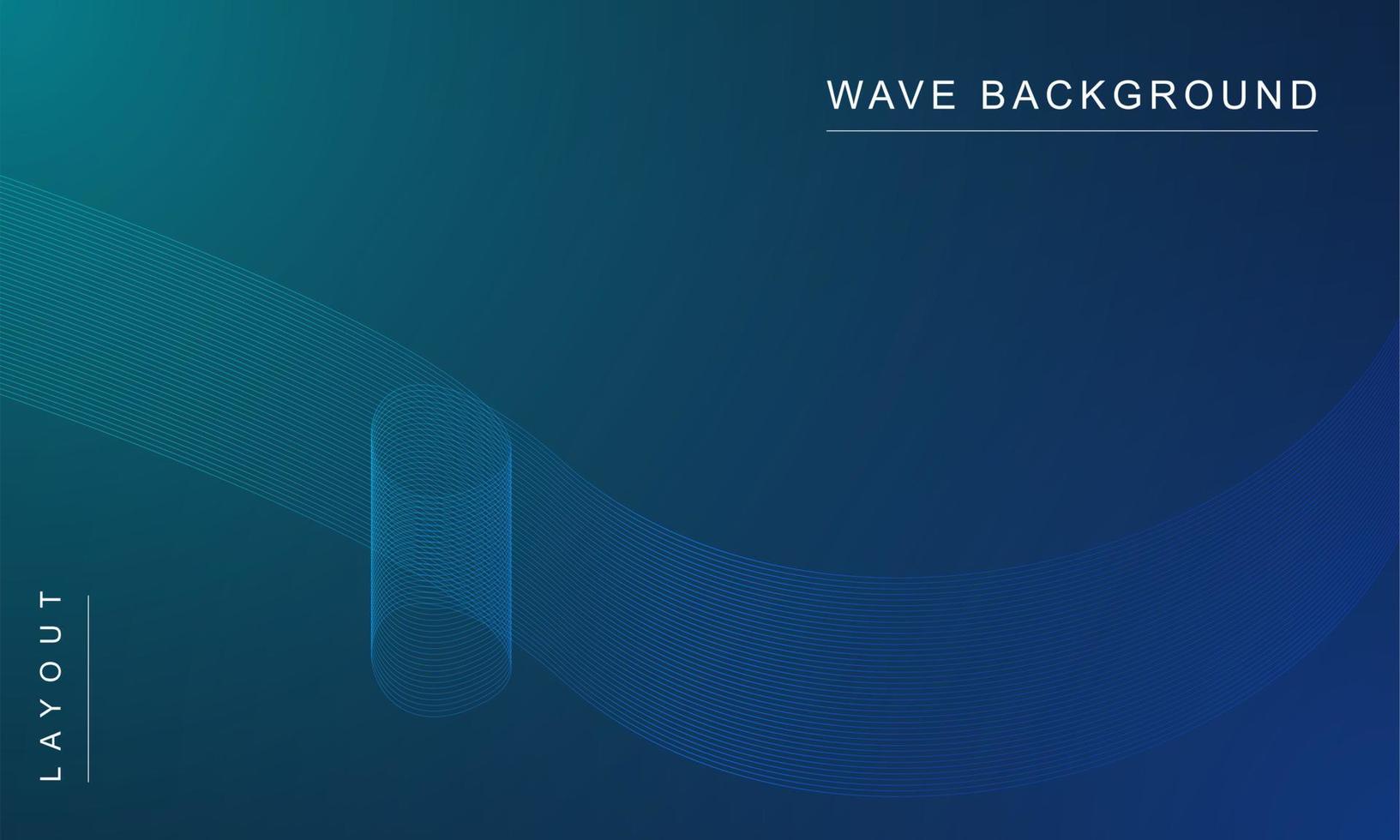 Blue wave light screen gradient texture background. Suitable for website and mobile app. Vector illustration.