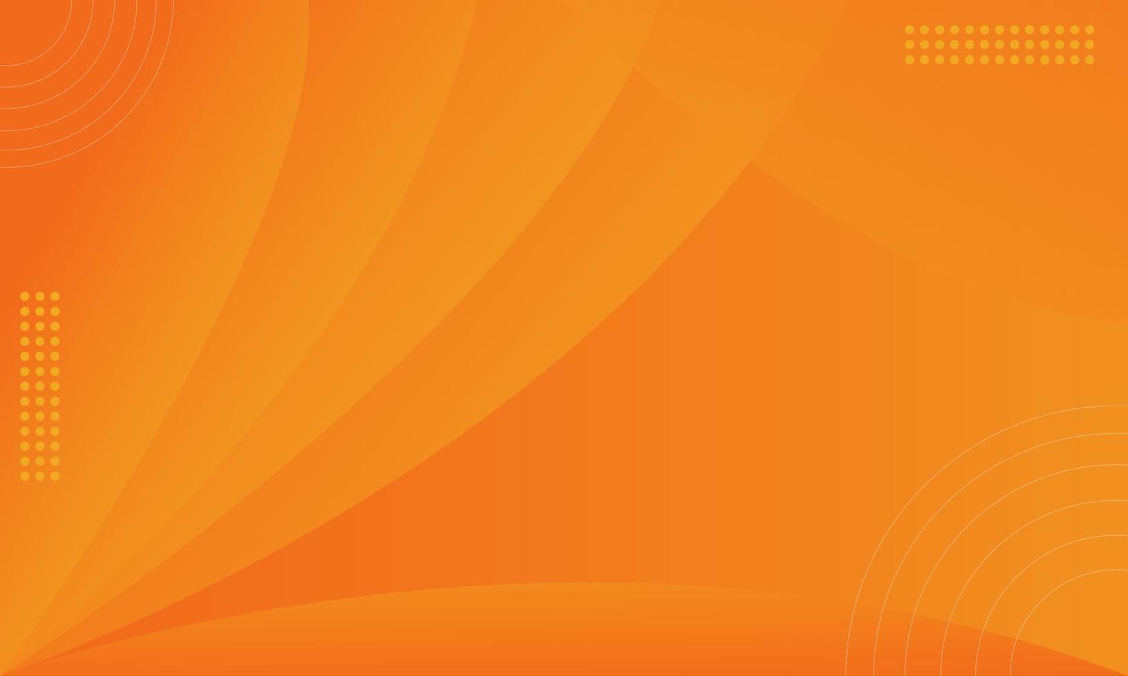 Modern abstract colorful gradient orange background with shape. Vector illustration.