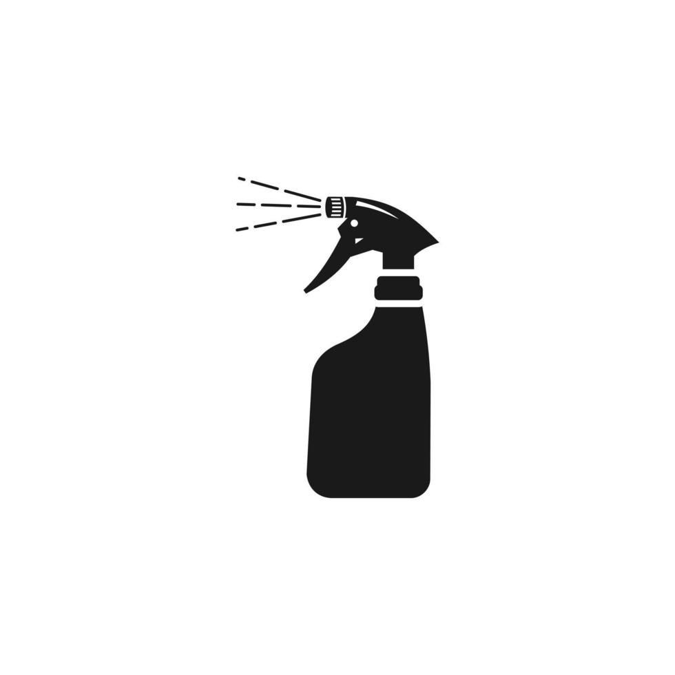 icono del rociador de botellas - ilustración vectorial, diseño del emblema del rociador de botellas en un fondo blanco. adecuado para su necesidad de diseño, logotipo, ilustración, animación, etc. vector