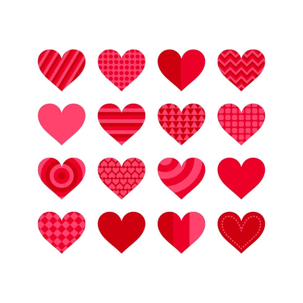 set-of-red-hearts-with-patterns-10843547-vector-art-at-vecteezy