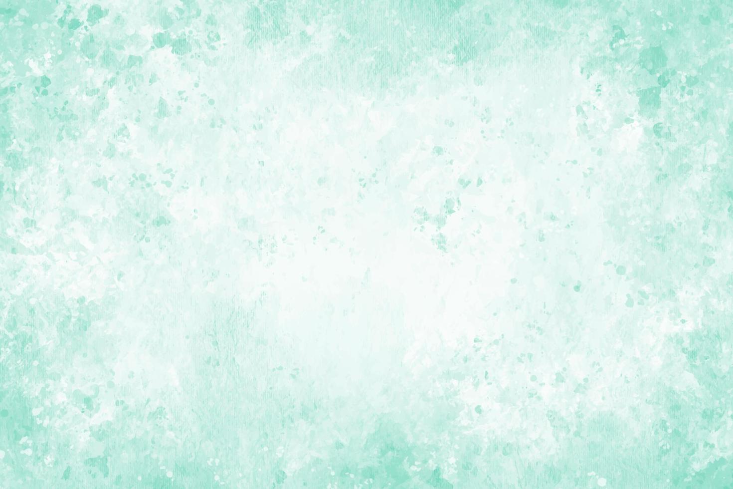 Mint abstract watercolor texture background vector