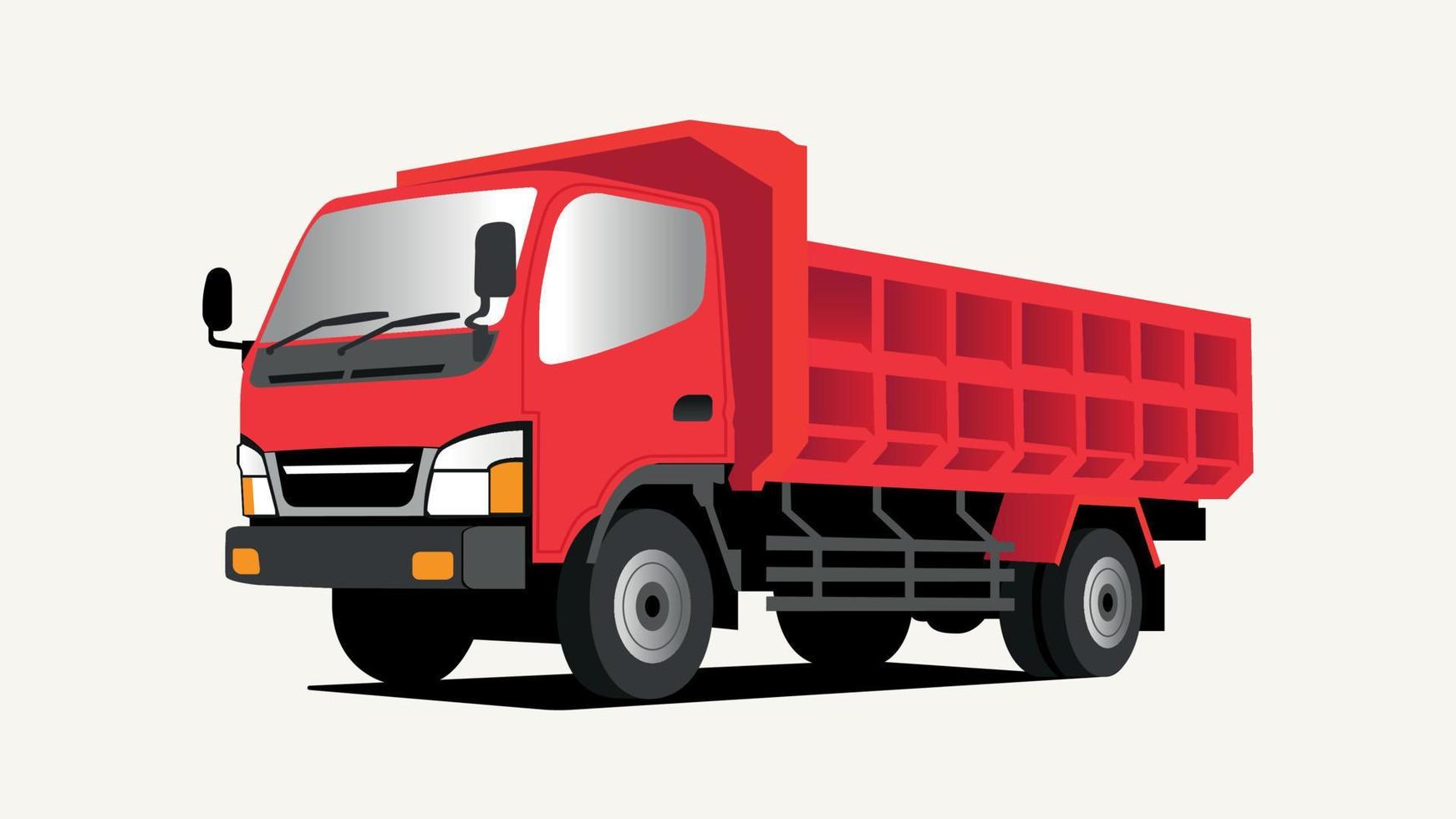 vector illustration truck