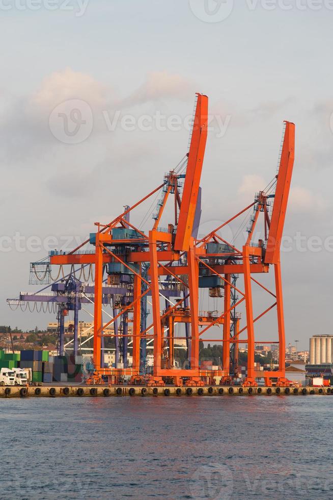 Port Crane in Istanbul photo