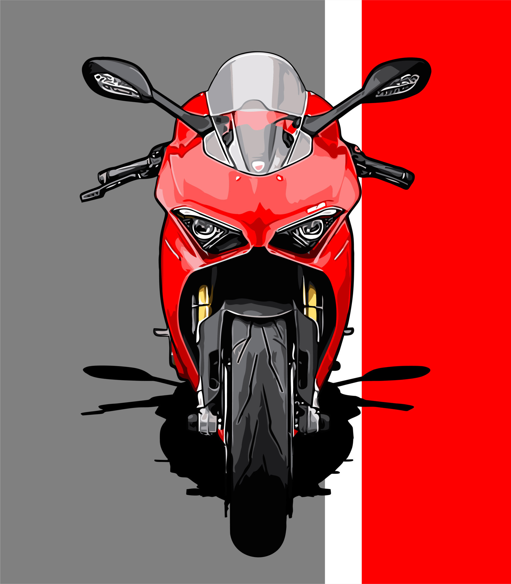 motorbike tie pin