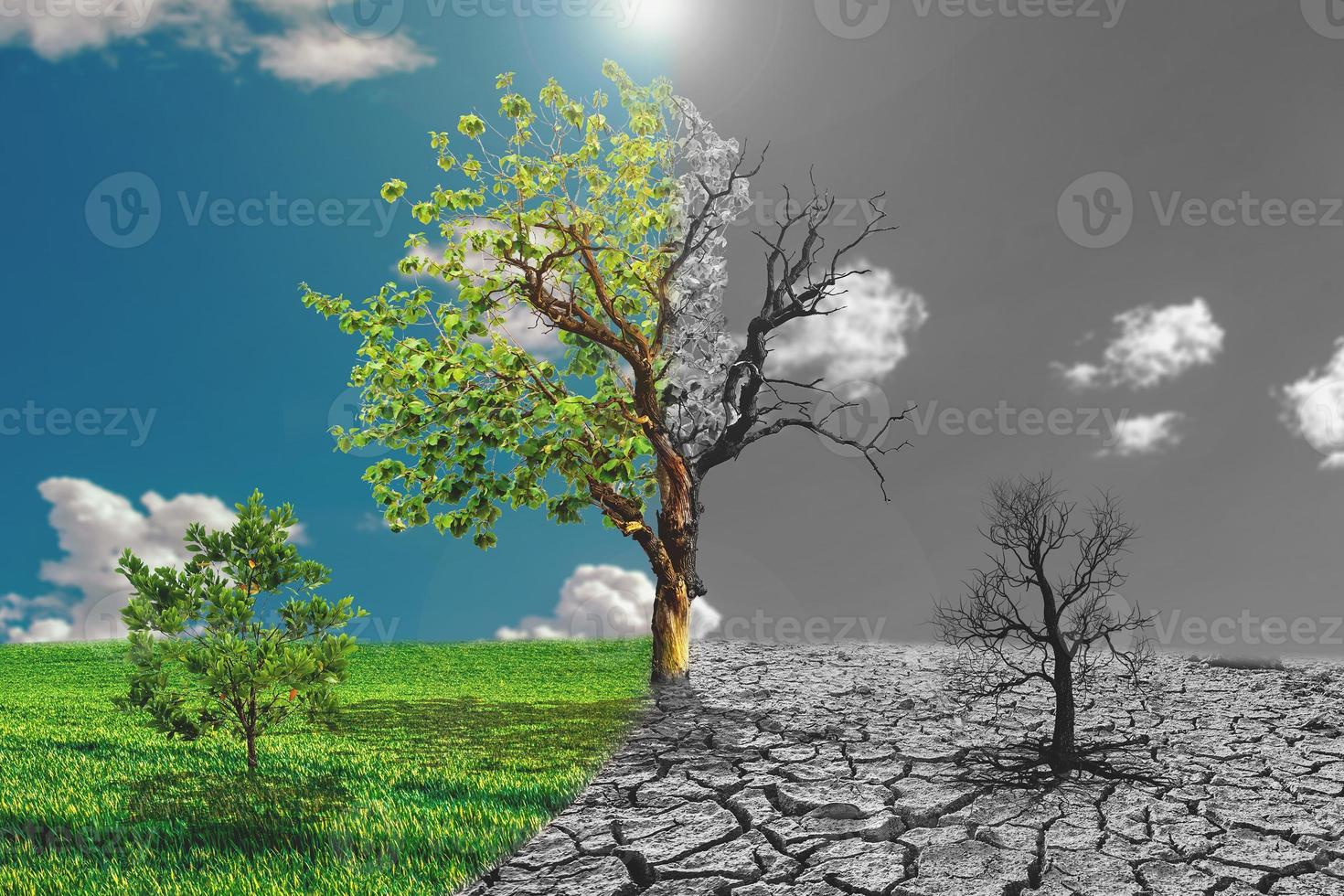 Global warming concept image photo