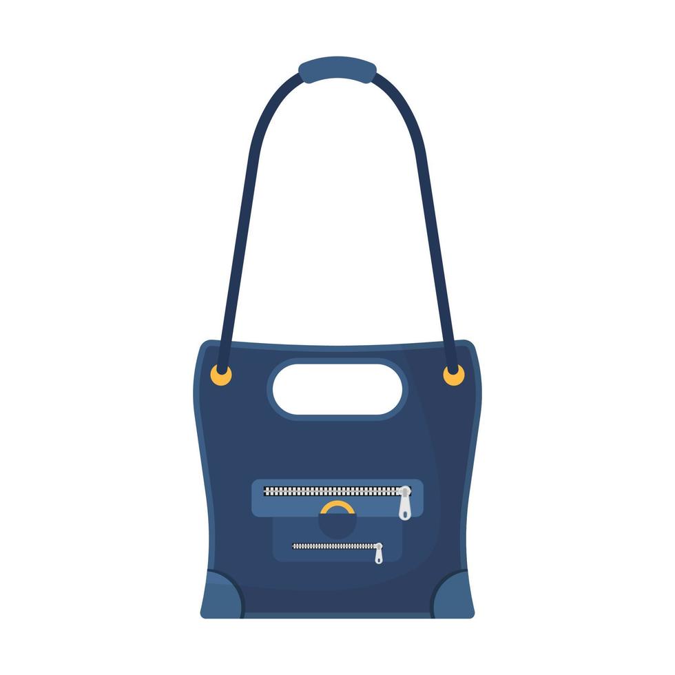 accesorio de ilustración de vector de bolsa de moda de mujer. icono de elegancia de estilo de bolso femenino. Maleta de equipaje de moda de glamour de lujo para dama