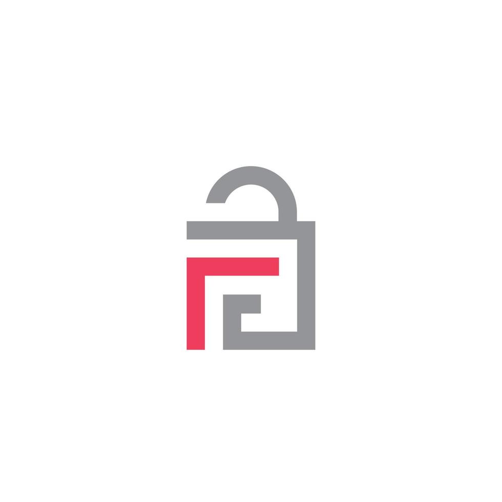 Creative Lock logo vector template