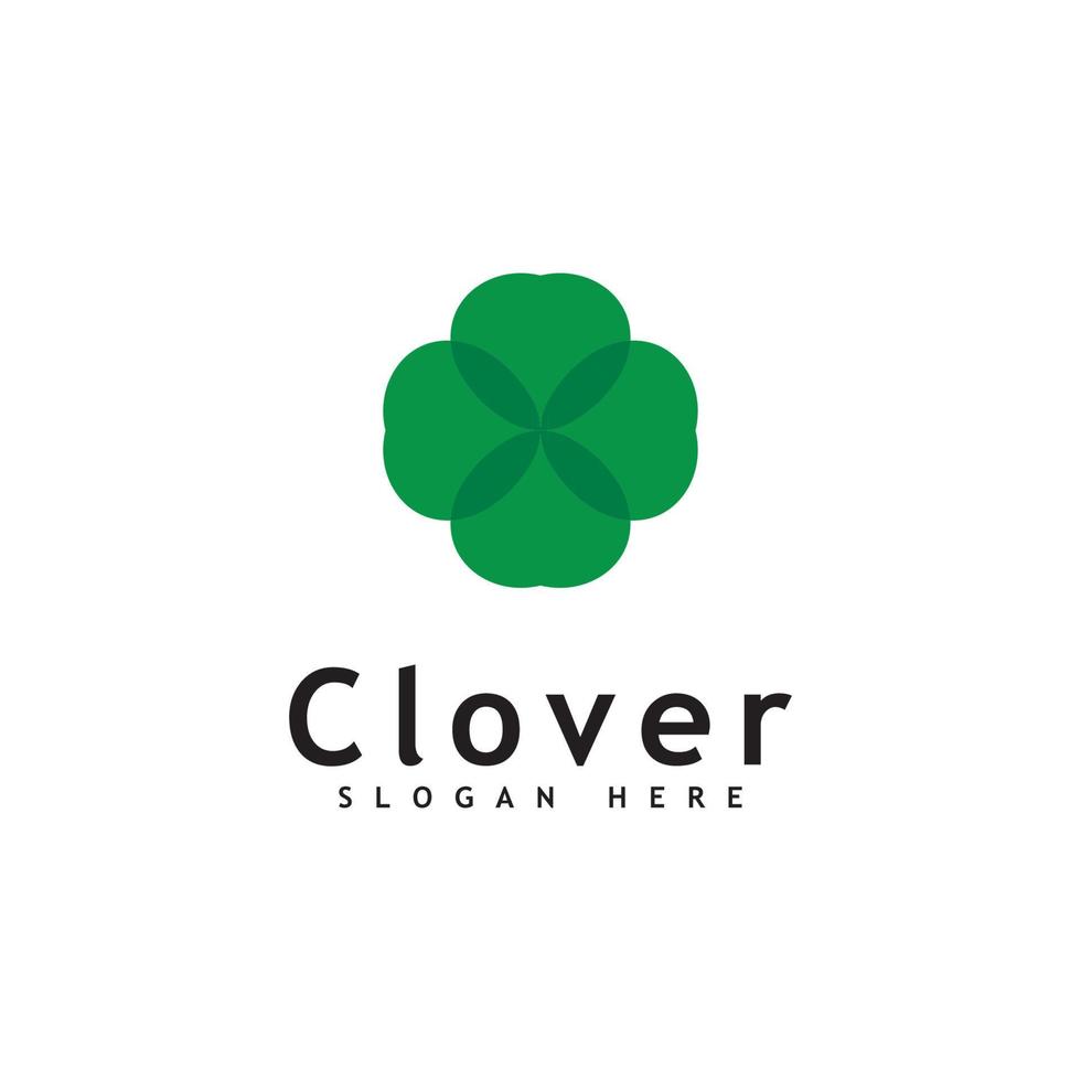 Clover Leaf Logo Template Design vector