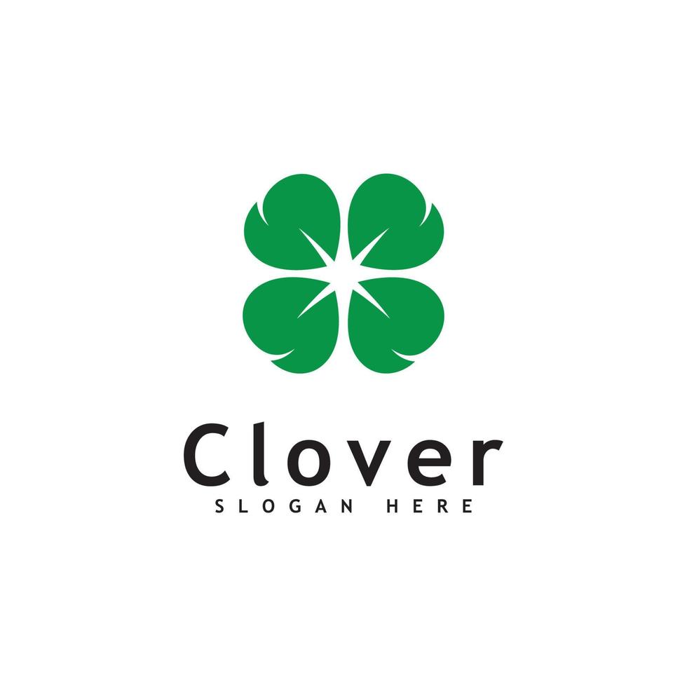 Clover Leaf Logo Template Design vector