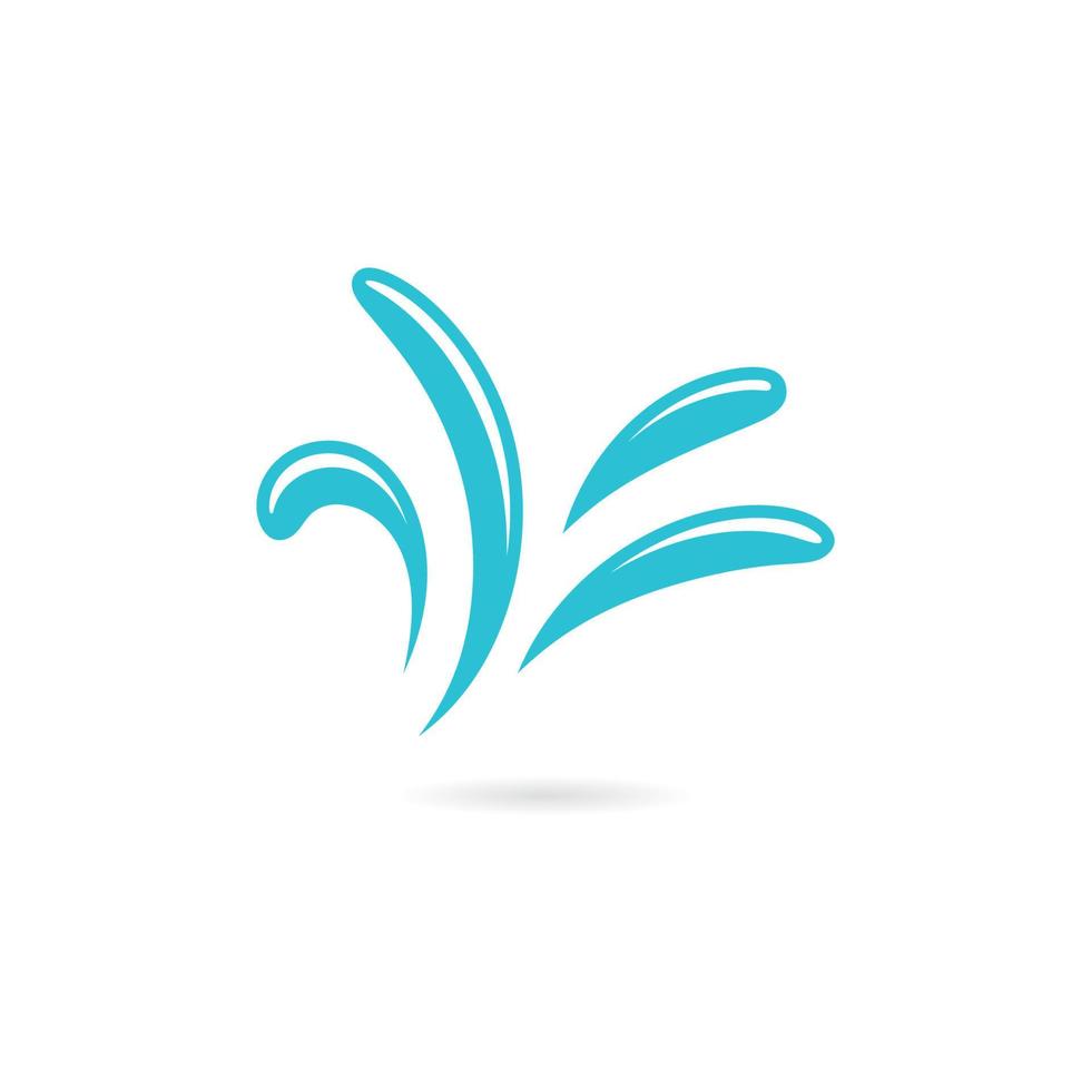 Water Splash symbol and icon Logo Template vector