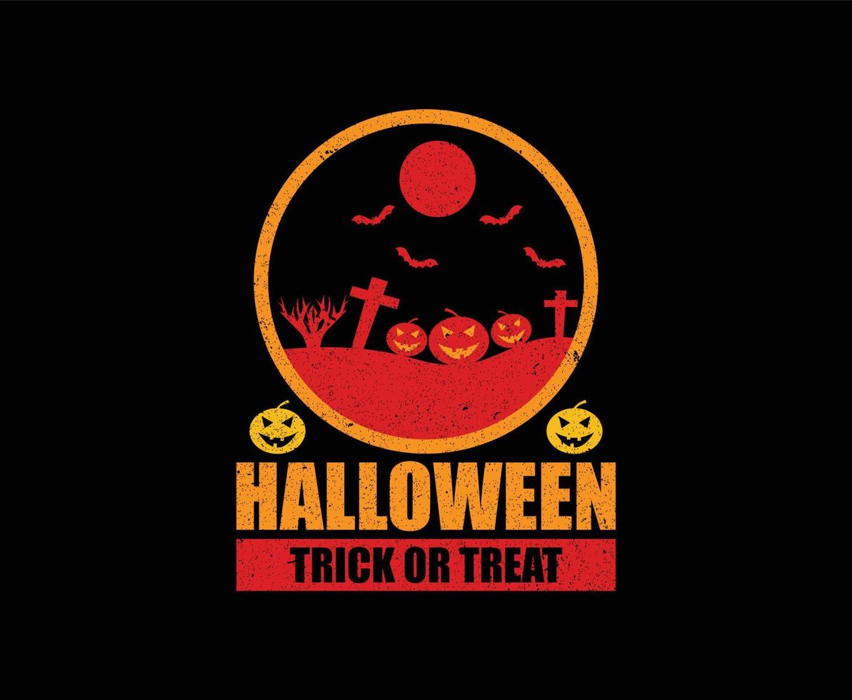 Happy Halloween Vector T-shirt Design