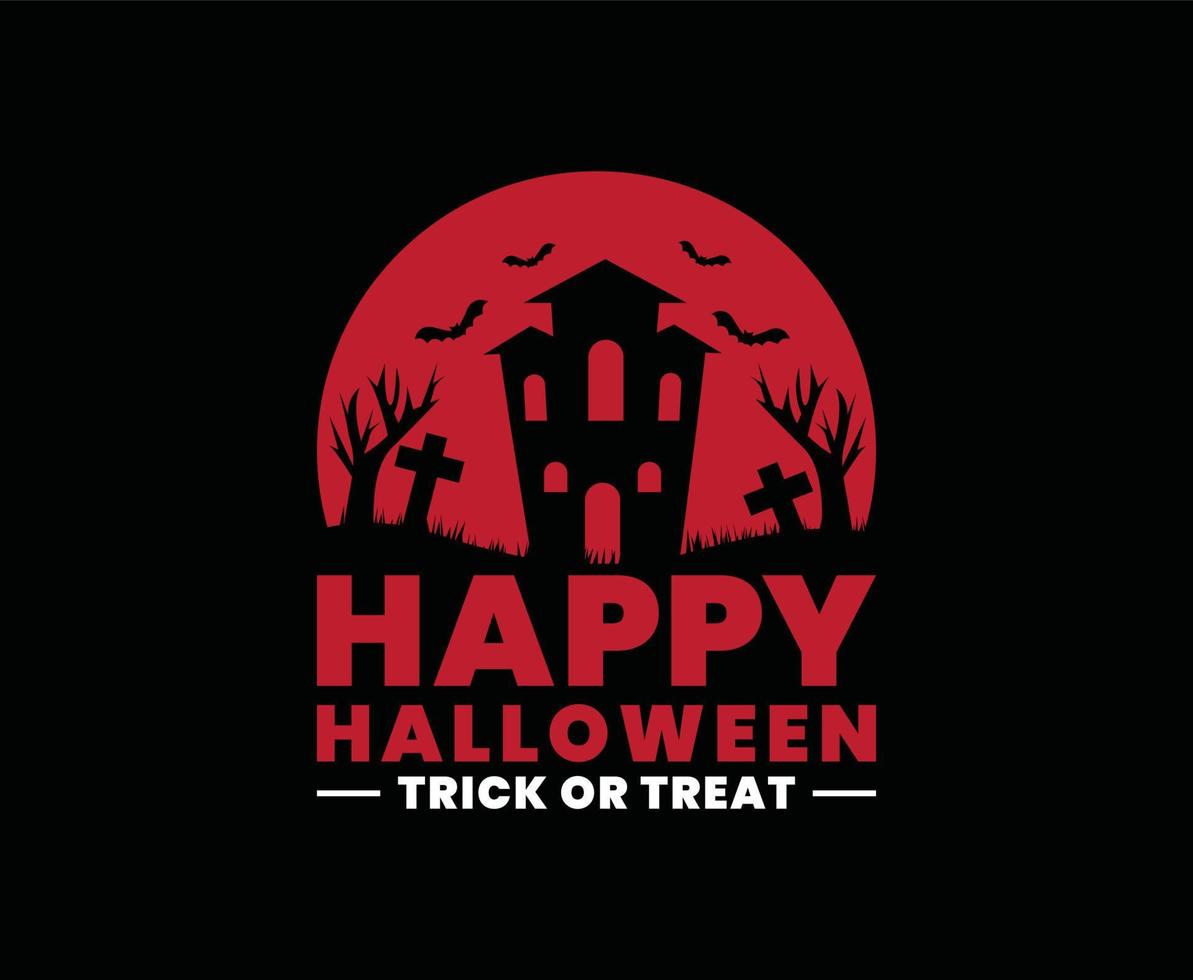 Happy Halloween Vector T-shirt Design