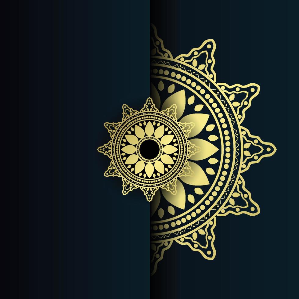 Mandala design background vector