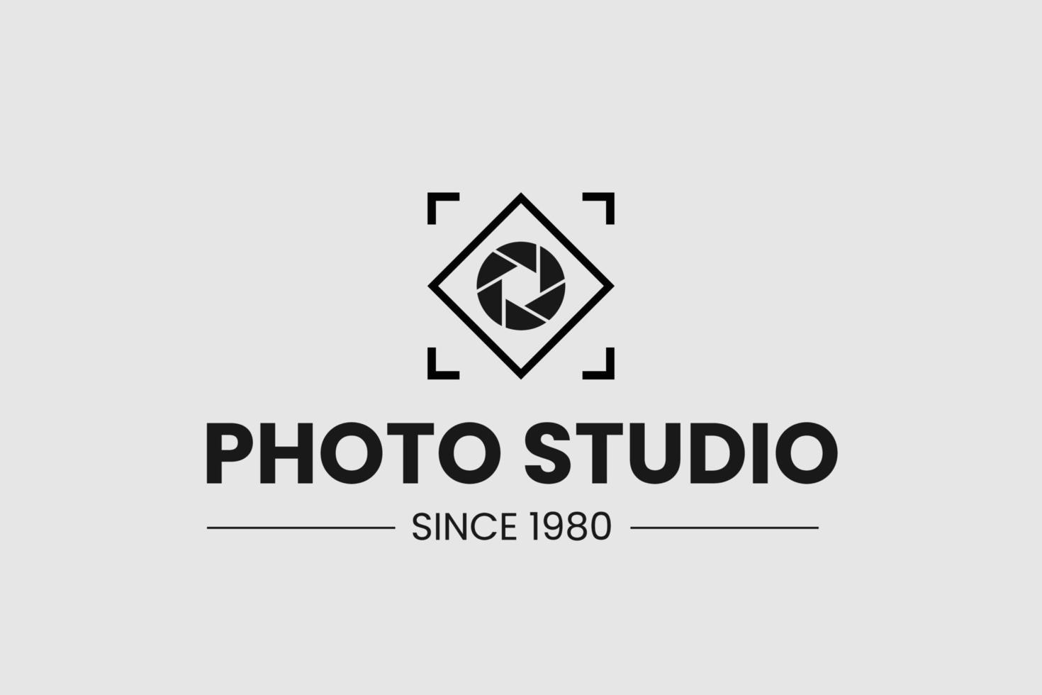 logotipo de fotografía para fotógrafos vector