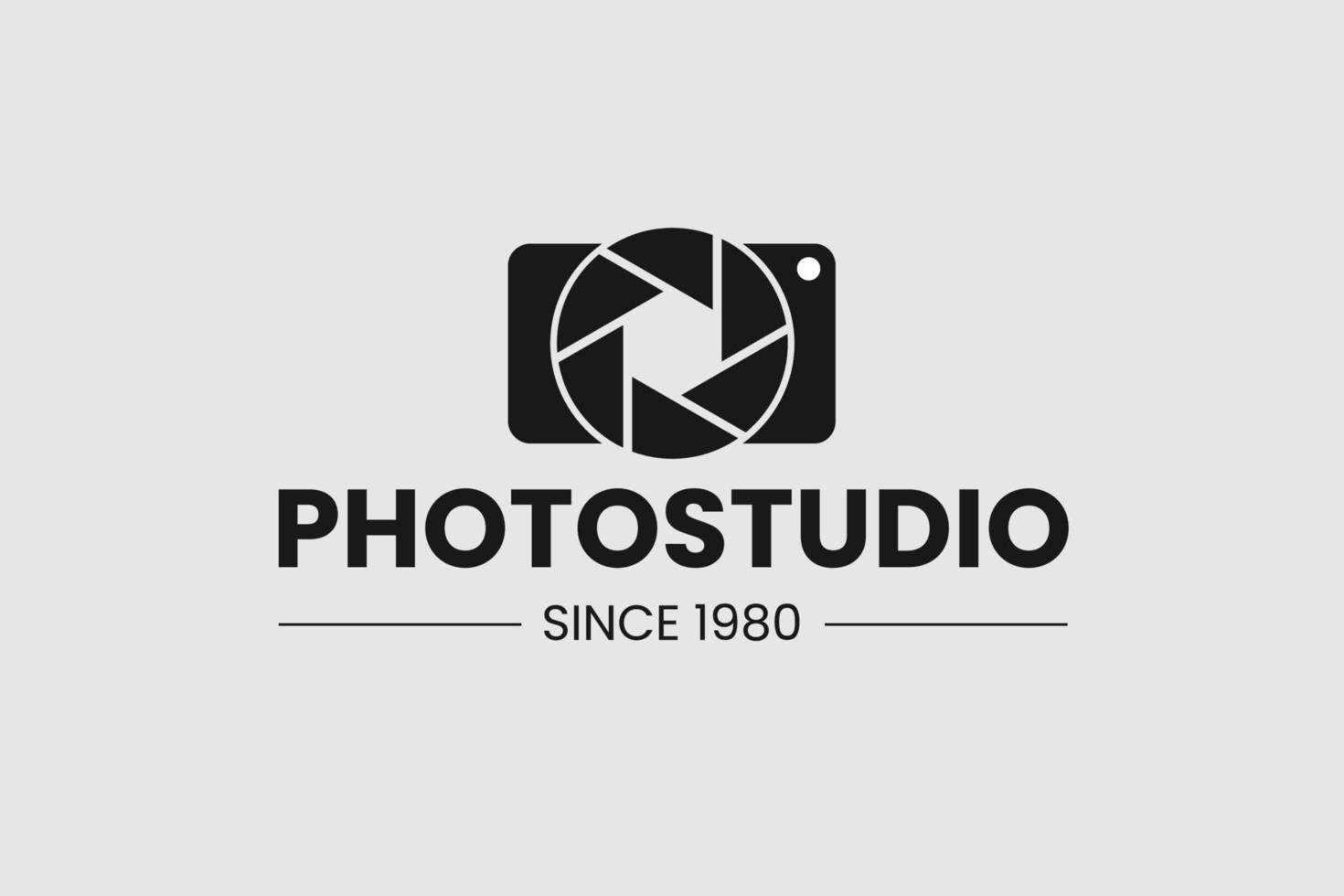 Photography logo for photographers vector