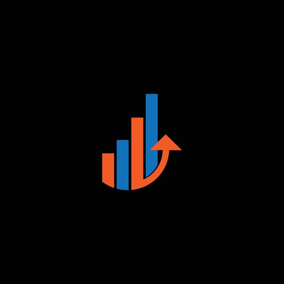 Trader logo design, suitable logo for traders or trading in design on black background vector