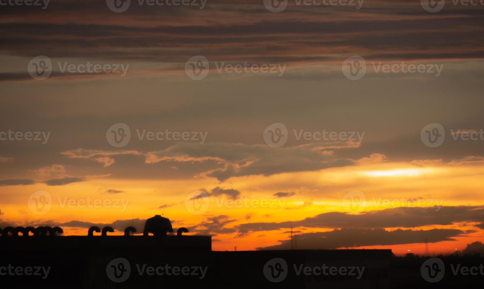 Abstract cloudy background, beautiful natural streaks of sky and clouds,Red sky at sunset photo