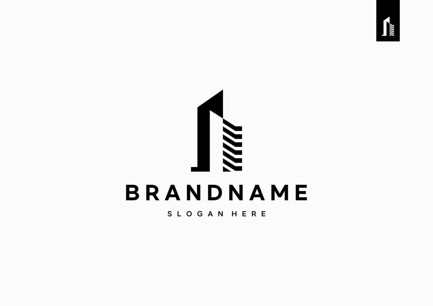 Architecture logo design, real estate logo design creative modern minimal vector