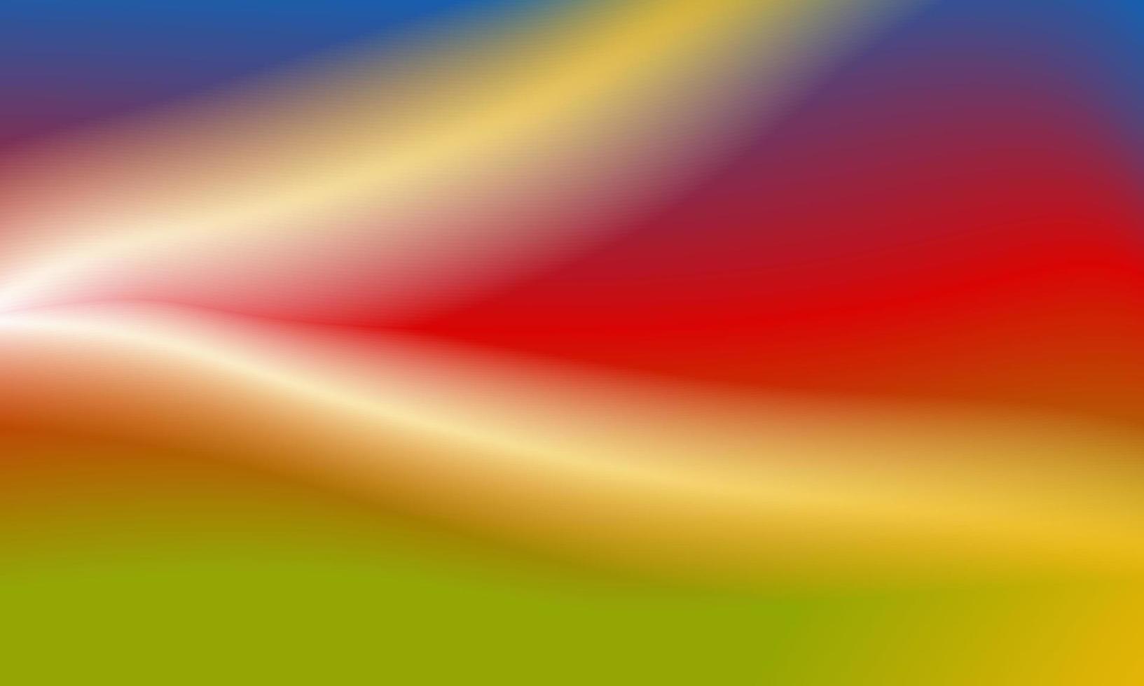 Beautiful gradient background yellow, red and green smooth and soft texture vector