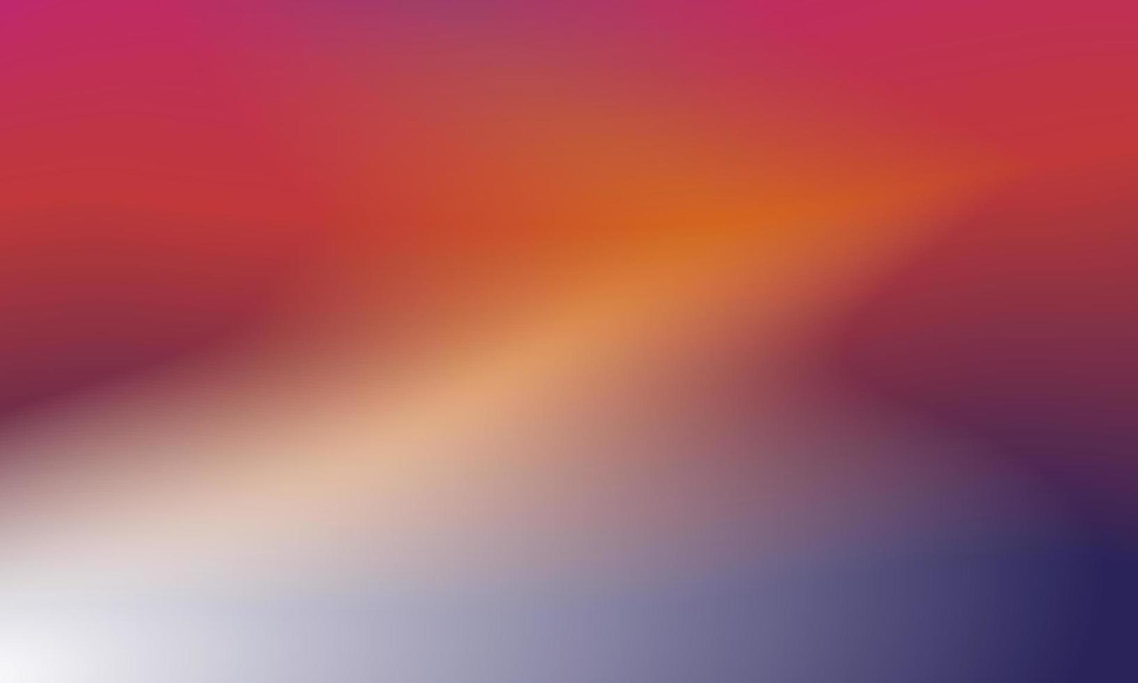 Beautiful gradient background red, orange and blue smooth and soft texture vector