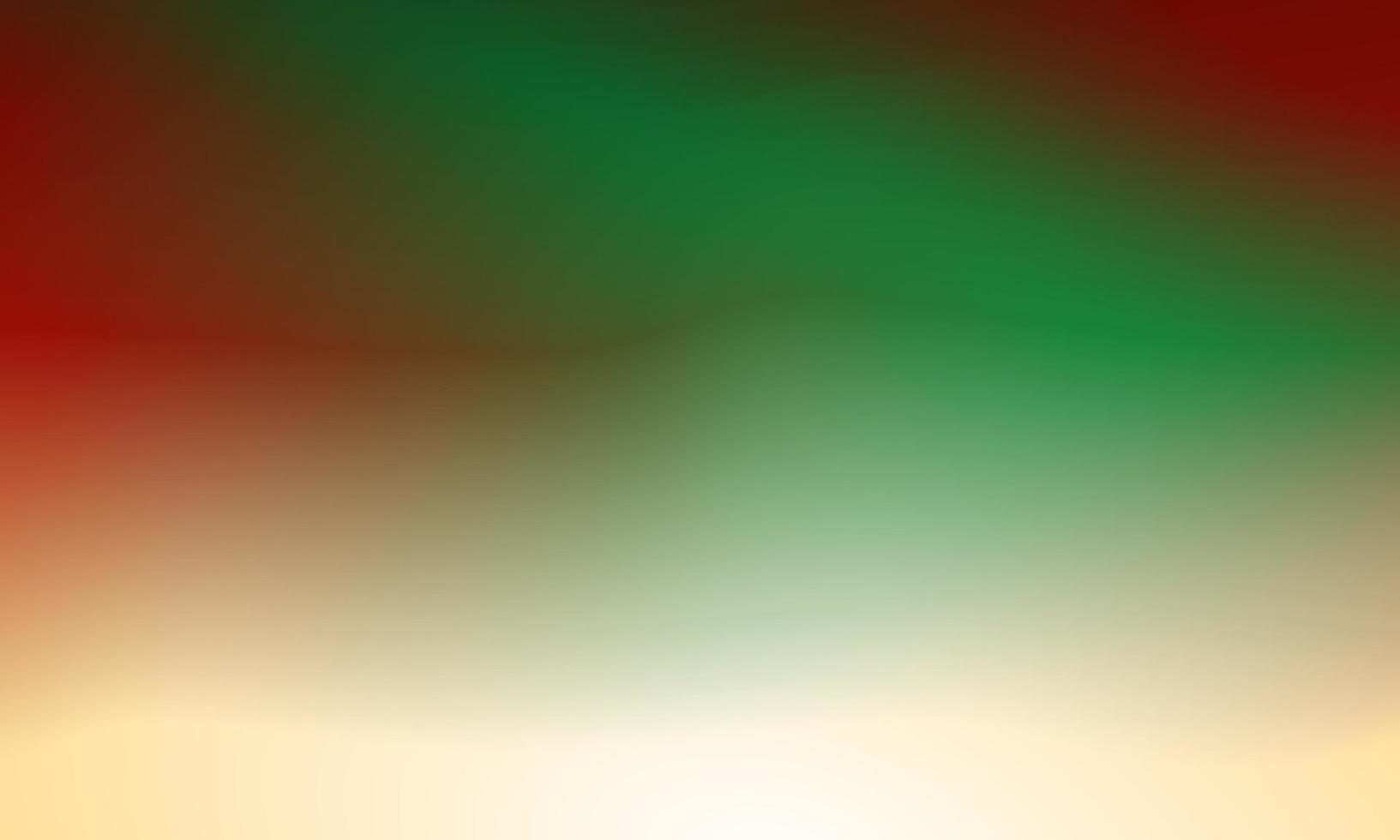 Beautiful gradient background red, green smooth and soft texture vector