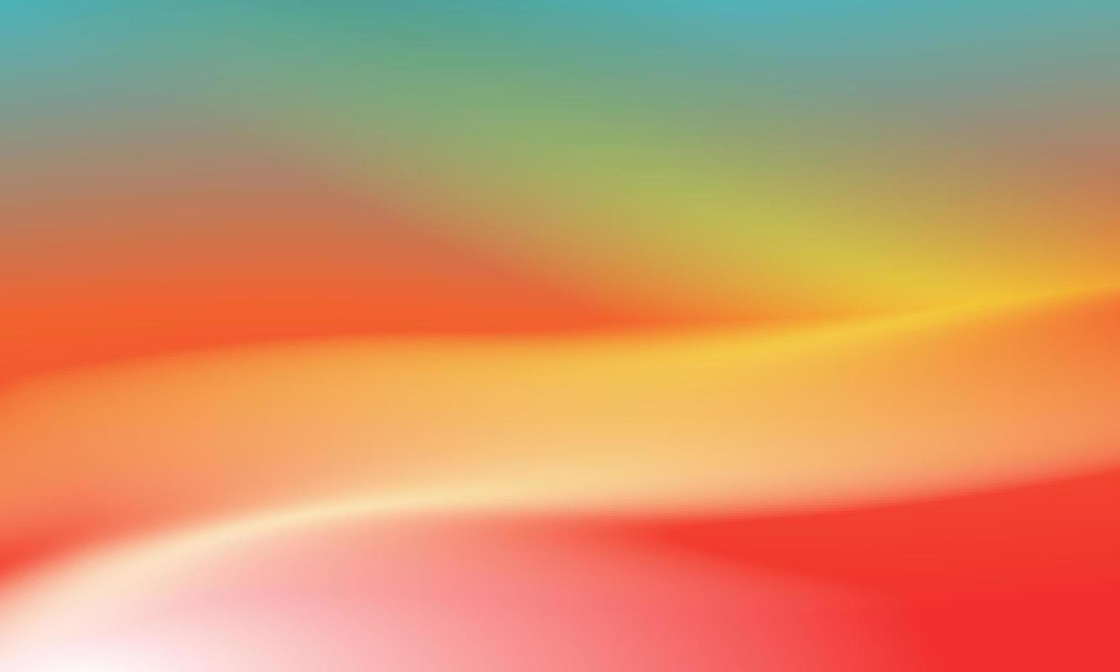 Beautiful gradient background red, yellow  and green smooth and soft texture vector