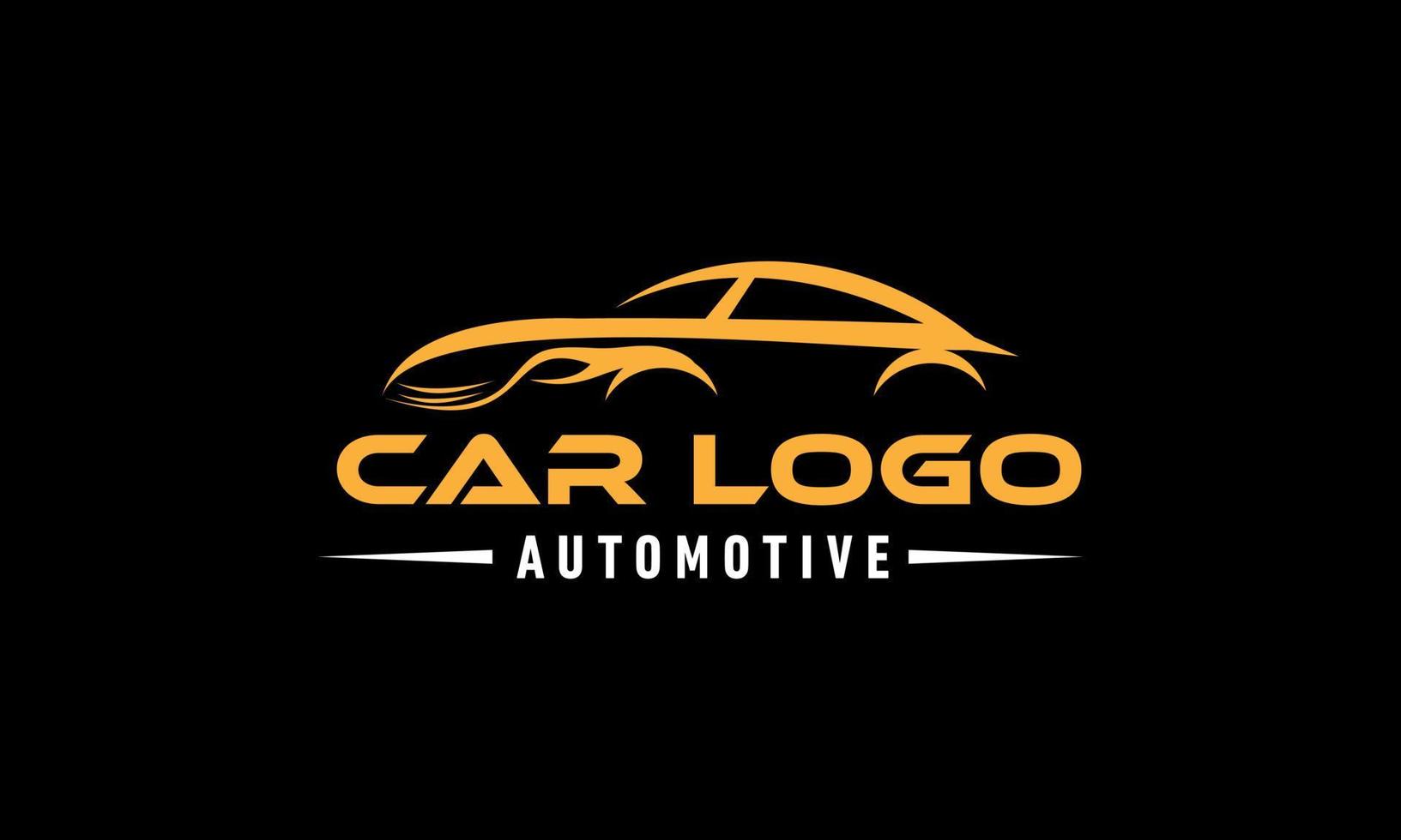 Muscle logo. Service car repair, car restoration and car club design elements. vector