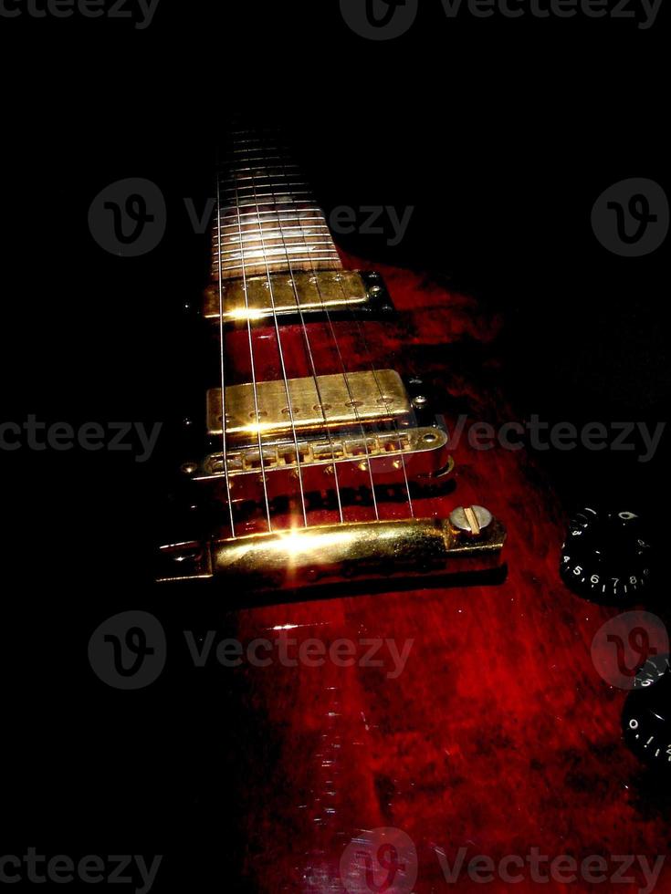 electric guitar view photo