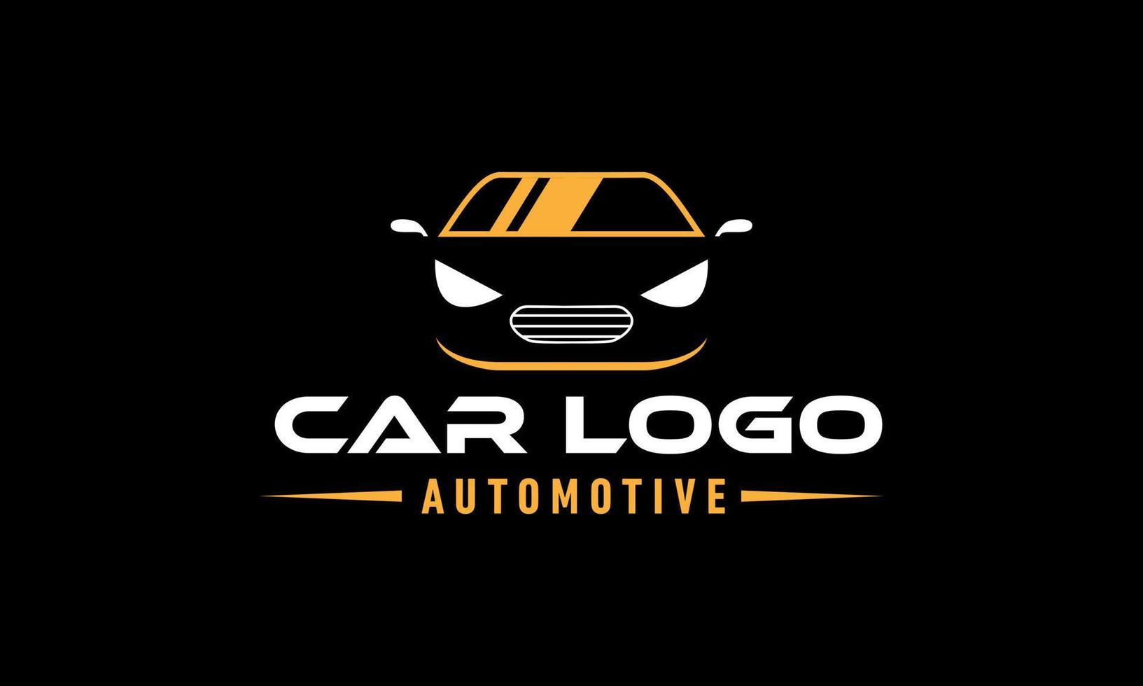 logotipo muscular. servicio de reparación de automóviles, restauración de automóviles y elementos de diseño de clubes de automóviles. vector