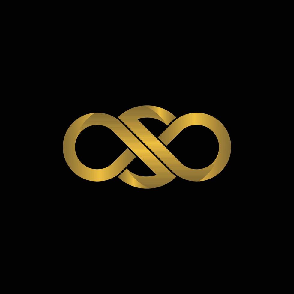 Letter S Infinity Luxury Modern Logo vector