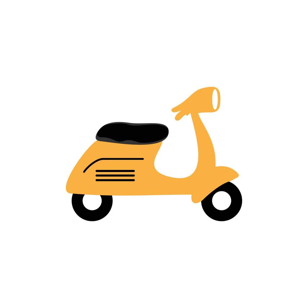 Scooter Illustration Creative Design vector