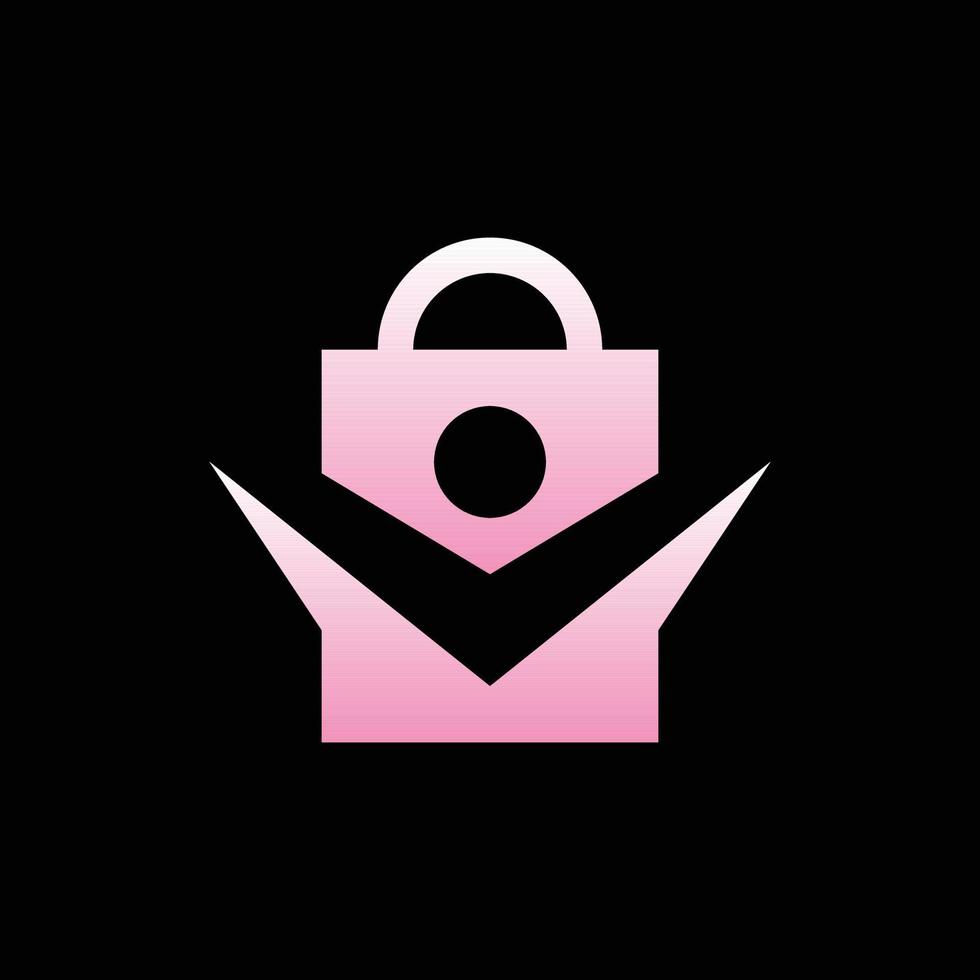 Human Bag Shop Business Logo vector