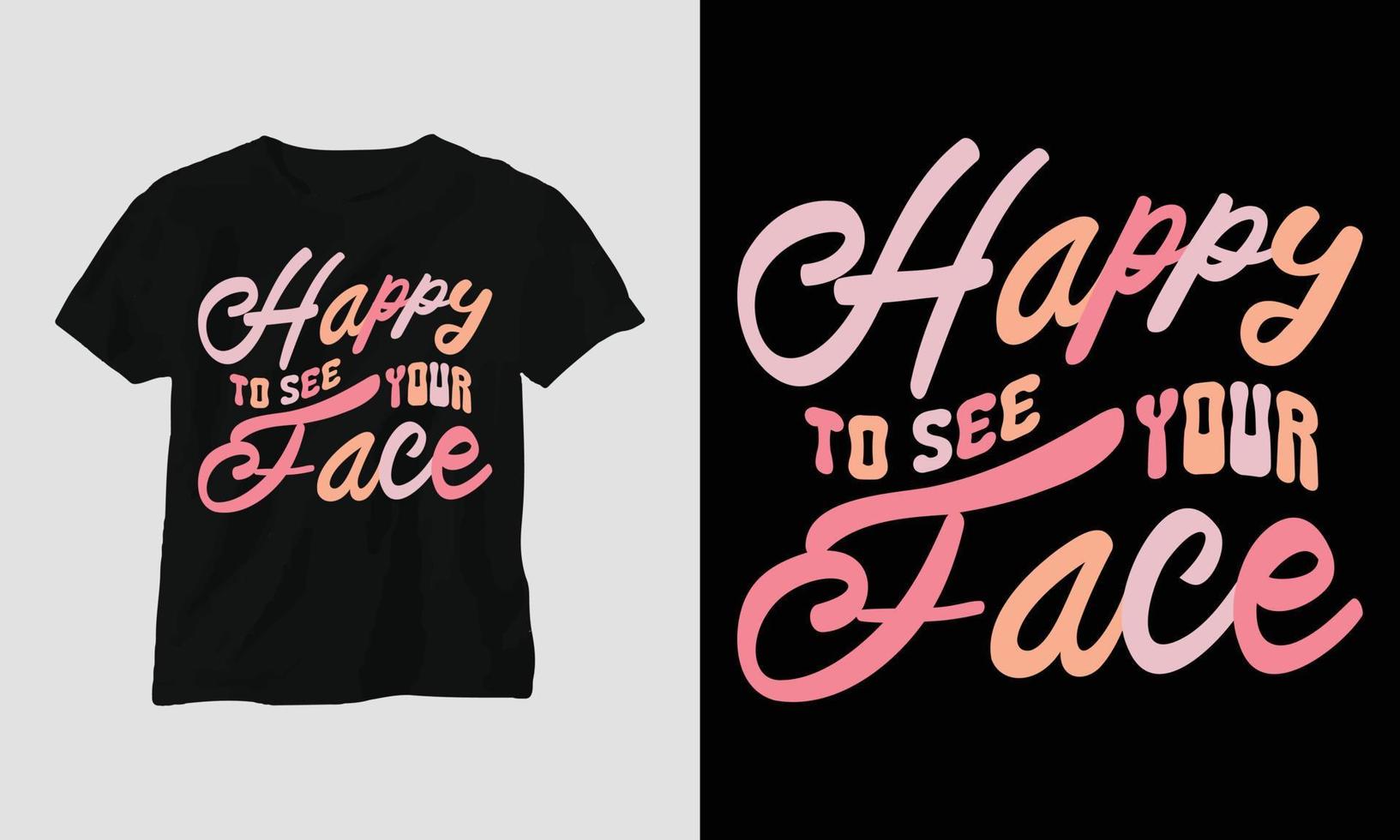 Wavy Retro Groovy T-shirt Design. vector Graphic Design T-Shirt, mag, sticker, wall mat, etc. Design vector Graphic Template
