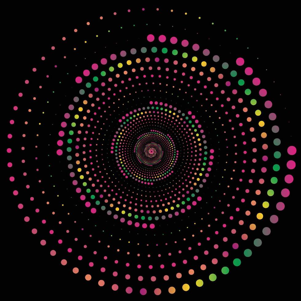 circle abstract background vector