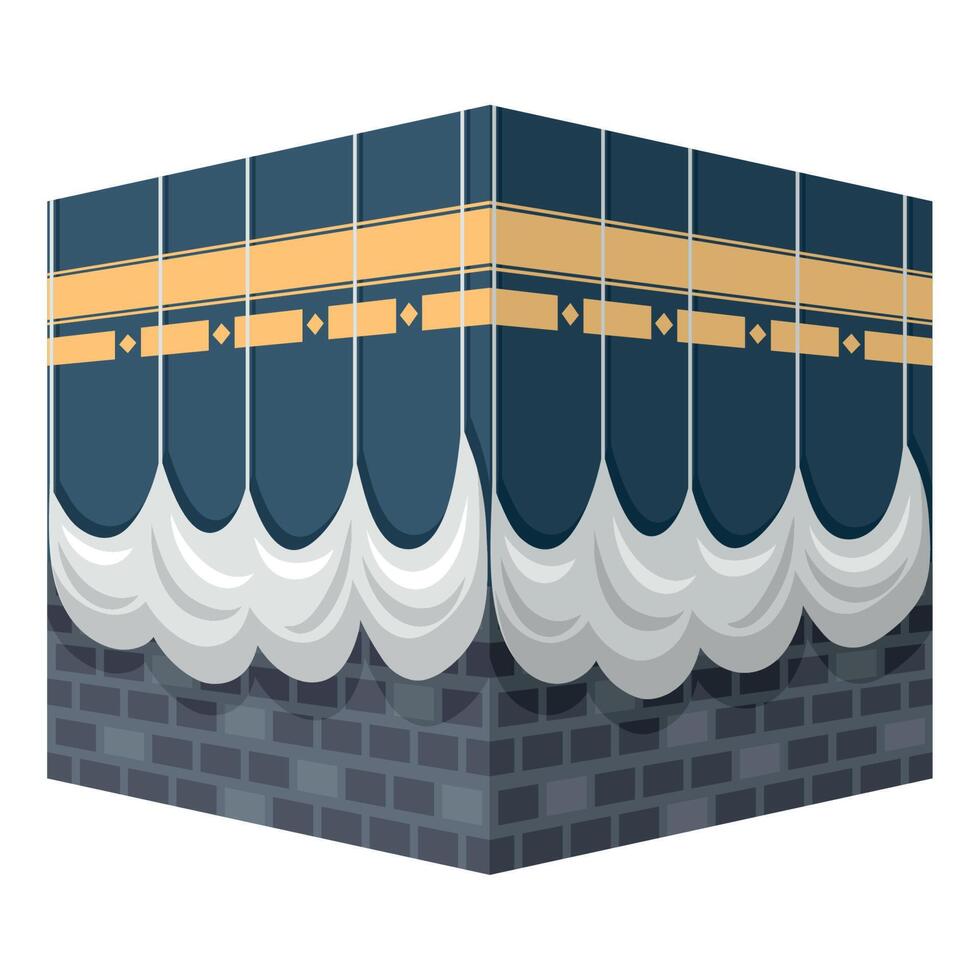 islamic kaaba muslim vector