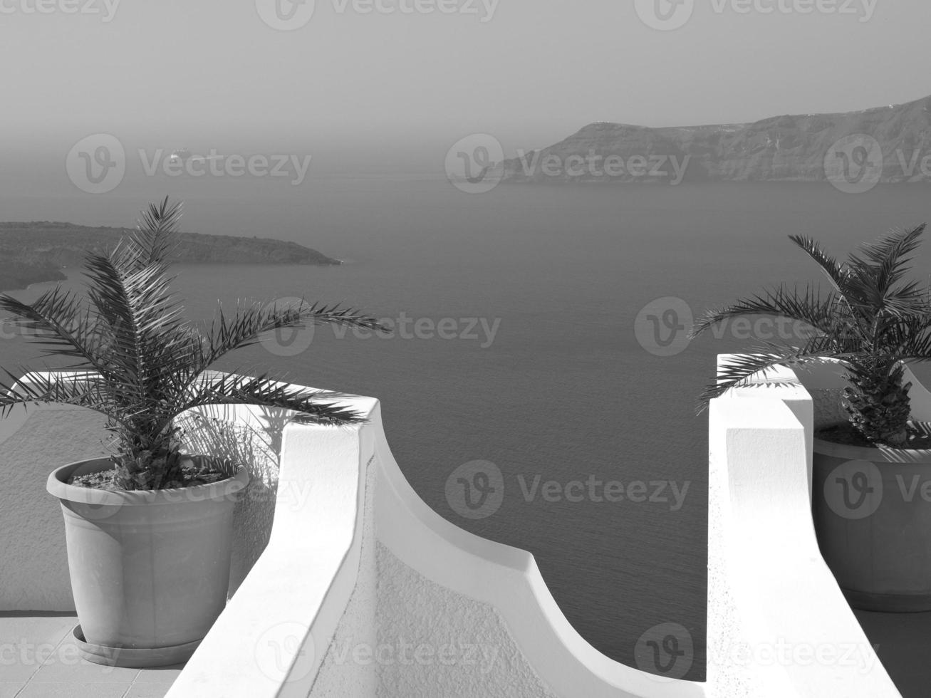 the island of Santorin photo