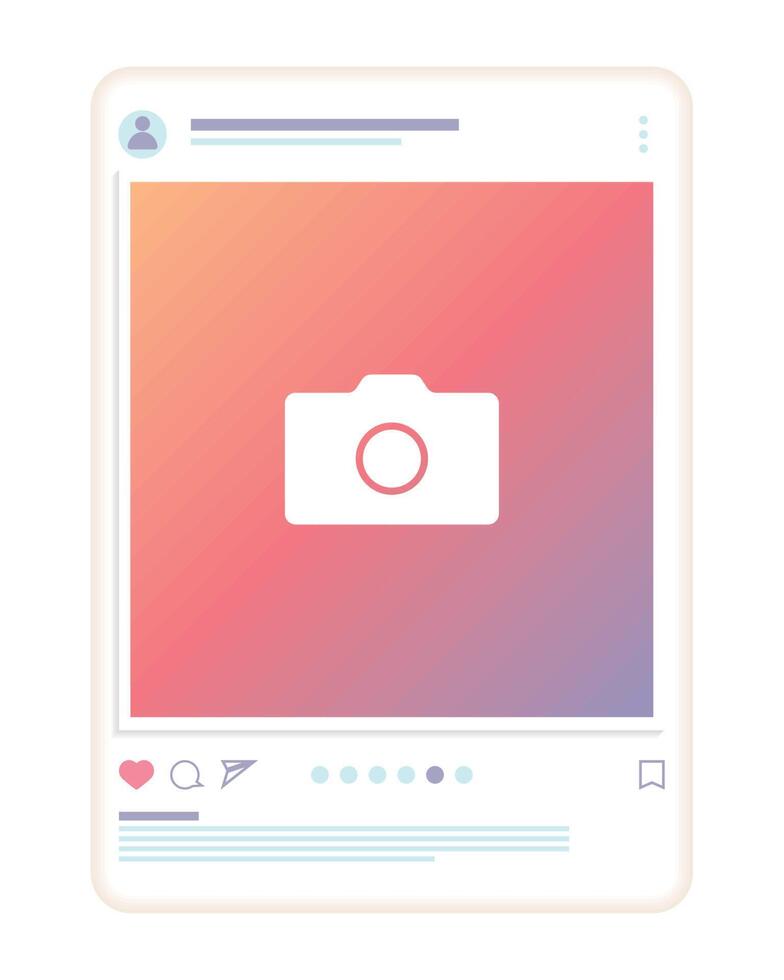 social media template vector