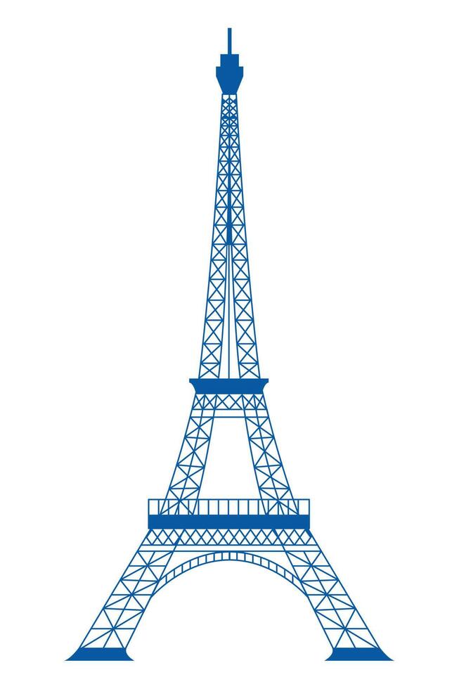 france eiffel tower vector