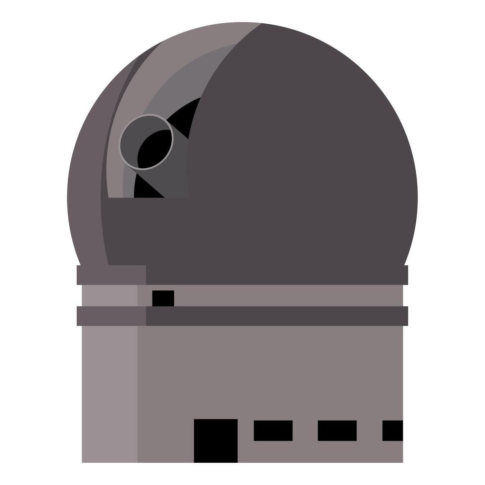 space observatory dome vector